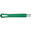 40246EC09 - Natural Aluminum Handle with Color-Coded Tip and Hang Up Cap 30" - Green