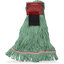 369424S09 - LRG GREEN RED BAND MOP W/LOOPED-END - GREEN W/ SCR