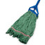 369325M09 - ANTI-MICROBIAL LRG GREEN LOOPED-END MOP W/RED BAND