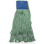 36943009 - X-LRG GREEN LOOPED END MOP W/BLUE BAND  - 4 PLY SY