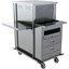 DXPTQCSHELF - Drop Down Shelf TQ Compact Meal Delivery Cart - Stainless Steel