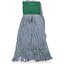 369551B14 - MED BLUE LOOPED-END MOP NATURAL W/GREEN BAND - 4 P