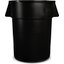 34105503 - Bronco™ Round Waste Bin Trash Container 55 Gallon - Black