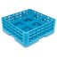RG9-214 - OptiClean™ 9-Compartment Divided Glass Rack with 2 Extenders 7.12" - Carlisle Blue