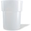220002 - Polyethylene Bain Marie Food Storage Container 22 qt - White