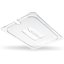 10211U07 - StorPlus™ Polycarbonate Notched Handled Universal Lid Full-Size - Clear
