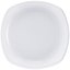 4330602 - Melamine Upturned Corner Medium Square Plate 9.5" - White