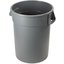 34103223 - Bronco™ Round Waste Bin Trash Container 32 Gallon - Gray