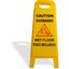 3690000 - Wet Floor Sign (English/Spanish) 25" - Yellow