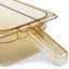 30861HH13 - StorPlus™ High Heat Food Pan with Handles 1/3 Size, 4" Deep - Amber