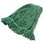 369320M09 - ANTI-MICROBIAL MED GREEN LOOPED-END MOP W/GREEN BA