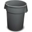 34104423 - Bronco™ Round Waste Bin Trash Container 44 Gallon - Gray