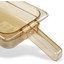 30860H13 - StorPlus™ High Heat Food Pan with Handle 1/3 Size, 2.5" Deep - Amber