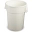 34104402 - Bronco™ Round Waste Bin Trash Container 44 Gallon - White