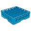 RG25-114 - OptiClean™ 25-Compartment Divided Glass Rack with 1 Extender 5.56" - Carlisle Blue