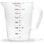 4314407 - Commercial  Measuring Cup 1/2 gal - Clear