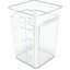 1195607 - Squares Polycarbonate Food Storage Container 22 qt - Clear