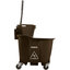 8690401 - OmniFit™ 35qt Mop Bucket Combo: Side Press Wringer 35qt - Brown