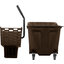 8690401 - OmniFit™ 35qt Mop Bucket Combo: Side Press Wringer 35qt - Brown