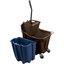 9690401 - OmniFit™ Mop Bucket Combo - Side Press Wringer & Soiled Water Insert  - Brown