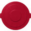 84105605 - Bronco™ Round Waste Bin Trash Container Lid 55 Gallon - Red