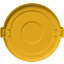 84105604 - Bronco™ Round Waste Bin Trash Container Lid 55 Gallon - Yellow