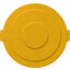 84105604 - Bronco™ Round Waste Bin Trash Container Lid 55 Gallon - Yellow