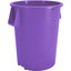 84105589 - Bronco™ Round Waste Bin Trash Container 55 Gallon - Purple