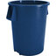 84105514 - Bronco™ Round Waste Bin Trash Container 55 Gallon - Blue