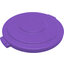 84102189 - Bronco™ Round Waste Bin Trash Container Lid 20 Gallon - Purple