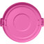 84103326 - Bronco™ Round Waste Bin Trash Container Lid 32 Gallon - Bright Pink