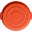 84101124 - Bronco™ Round Waste Bin Trash Container Lid 10 Gallon - Orange