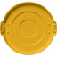 84101104 - Bronco™ Round Waste Bin Trash Container Lid 10 Gallon - Yellow