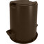 84101001 - Bronco™ Round Waste Bin Trash Container 10 Gallon - Brown