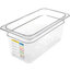 30662IMLUC07 - StorPlus™ PermaLabel™ Polycarbonate Food Pan with Integrated Label 1/3 Size, 6" Deep - Clear