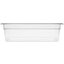 30661IMLUC07 - StorPlus™ PermaLabel™ Polycarbonate Food Pan with Integrated Label 1/3 Size, 4" Deep - Clear