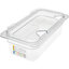 30661IMLUC07 - StorPlus™ PermaLabel™ Polycarbonate Food Pan with Integrated Label 1/3 Size, 4" Deep - Clear