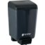 SN46TBK - Classic Manual Liquid/Lotion Refillable Soap Dispenser, Black Pearl, Wall Mounted 46 oz - Black