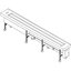 DXIESB8 - Band Belt Conveyor 8' ft - Stainless Steel