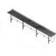 DXIESR16 - PVC Roller Conveyor 16 ft, - Stainless Steel