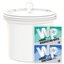 38003 - WipesPlus® Round Empty Buckets with Lids 2 - White
