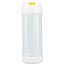 857316M - EZ-KLEEN® Sauce Bottle - Yellow Valve - Medium Viscosity - 12 pack 16 oz. - Natural