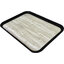 DXSMC1418NSW03 - Glasteel™ Woodgrain Non-Skid Tray 14" x 18" (12/cs) - Black