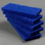 4072500 - Medium Scrub Pad 10" x 4-5/8" x 1" (5ea) - Blue