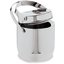 609190 - Double Wall Ice Bucket w/Tong 1.5 qt - Silver