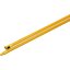 4024104 - 60" Fiberglass Flo-Thru Handle with standard Thread and Shut-Off Valve 60" - Yellow