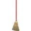 368100 - Corn Lobby Broom 34" - Red