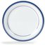43005912 - Durus® Melamine Dinner Plate Narrow Rim 9" - London on White