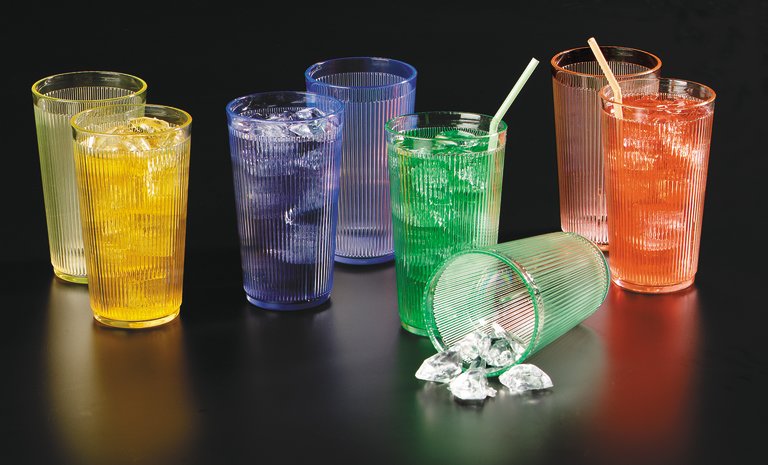 Crystalon® Tumblers In Caribbean™ Rimglow™