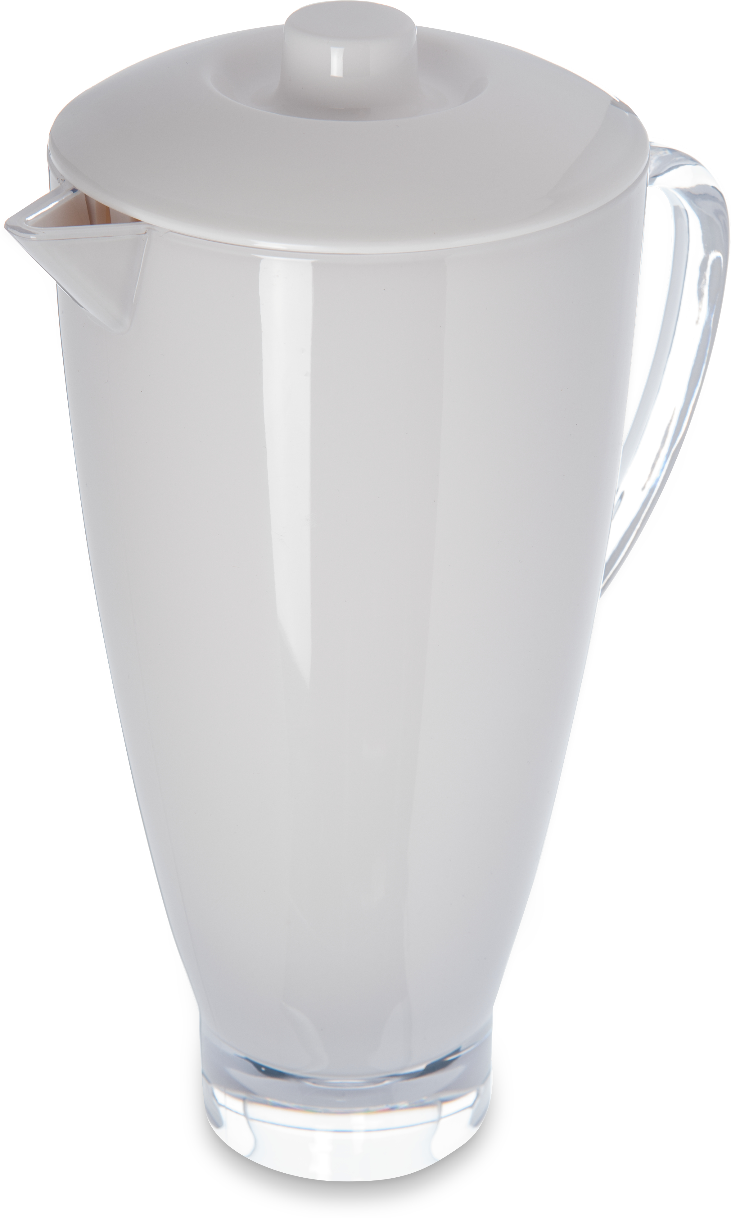 Epicure Cased Pitcher with Lid 74 oz - White